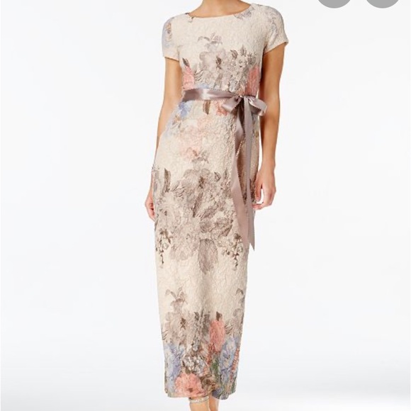 Adrianna Papell Floral Dress 